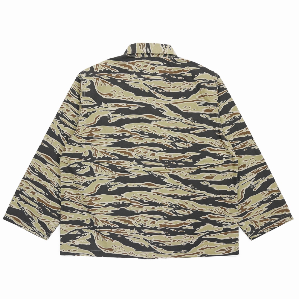WACKO MARIA/TIGERCAMO ARMY SHIRT（BEIGE）［タイガーカモアーミー