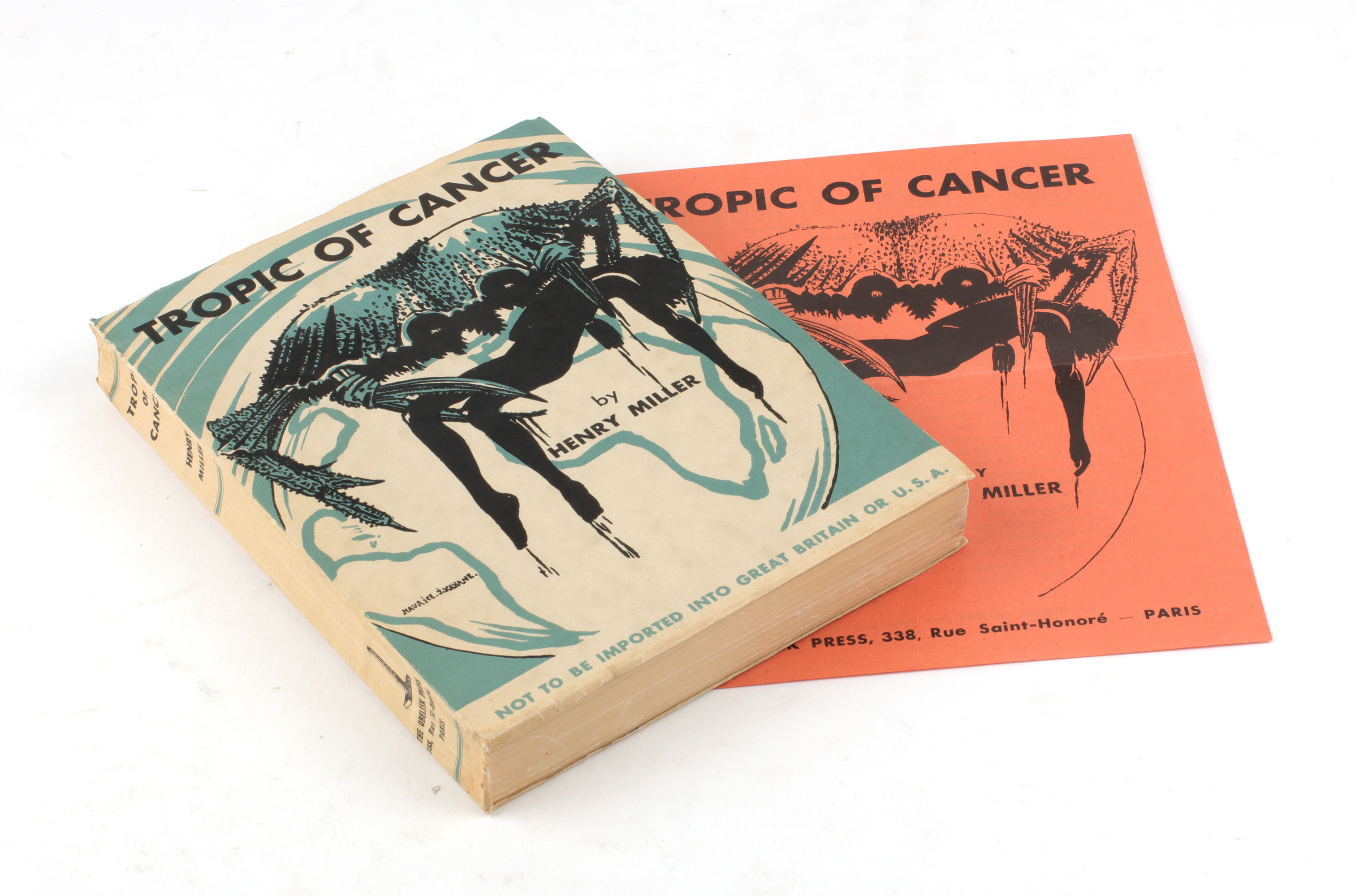 Tropic of Cancer by MILLER, Henry - Jonkers Rare Books