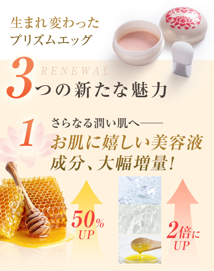 小林照子プロデュース「ハッピーメイク NEWプリズムエッグ」｜JCC