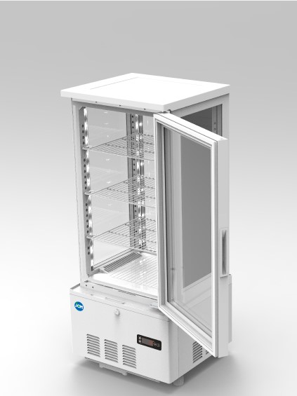 JCMオフィシャルショップ / 4面ガラス冷蔵ショーケース（片面扉