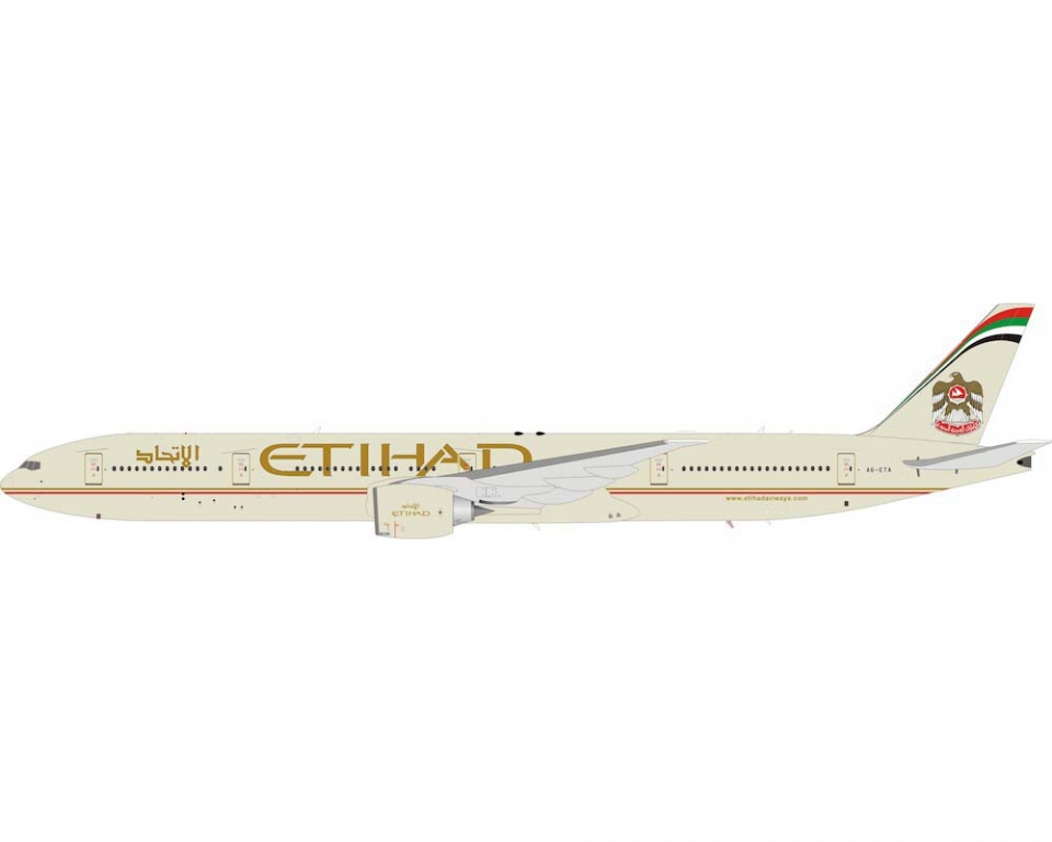 www.JetCollector.com: Etihad B777-300ER w/stand A6-ETA 1:200 Scale