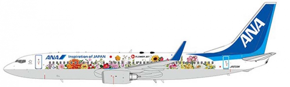 www.JetCollector.com: JC Wings ANA B737-800(W) TOHOKU FLOWER JET