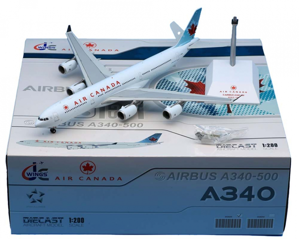 www.JetCollector.com: Air Canada A340-500 C-GKOL 1:200 Scale JC