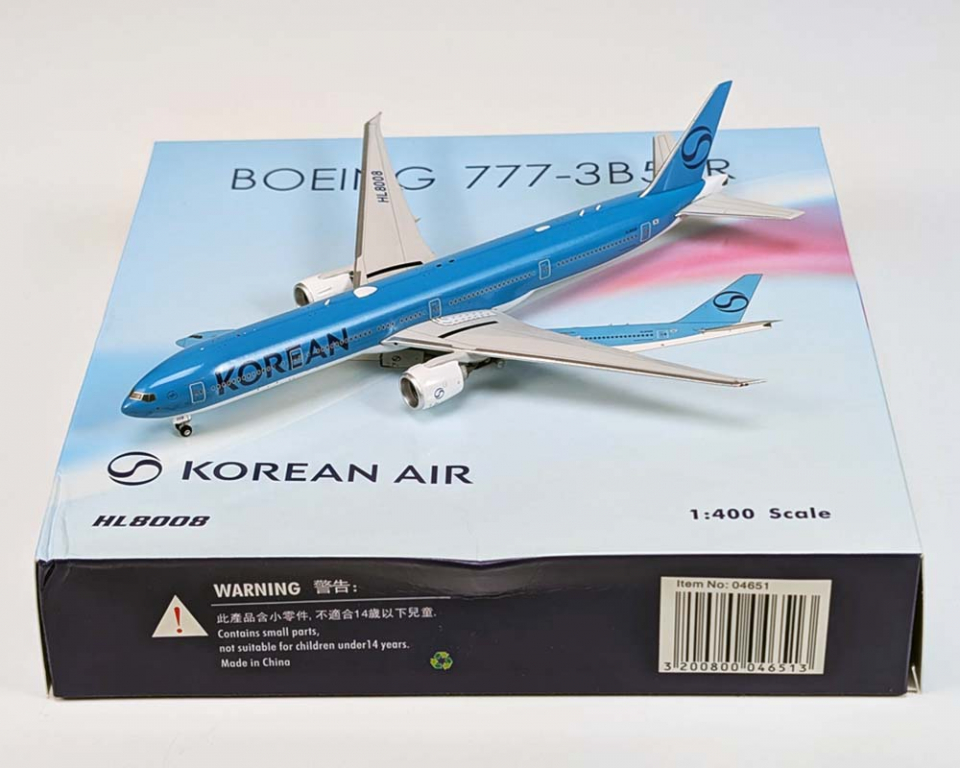 www.JetCollector.com: Korean Air B777-300ER Hl8008 1:400 Scale