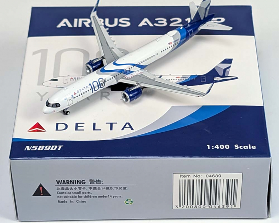 www.JetCollector.com: Delta 100th A321neo N589DT 1:400 Scale