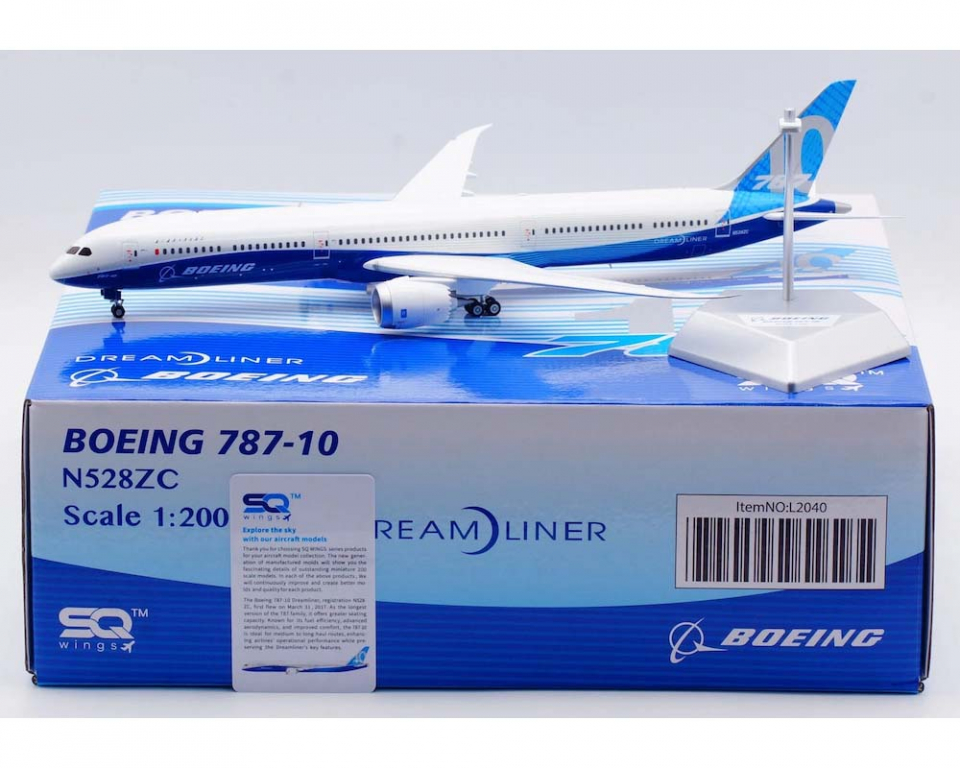 www.JetCollector.com: Boeing B787-10 House Colors N528ZC, w/stand