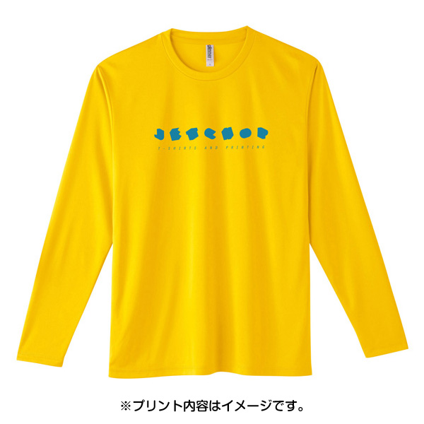 352-AIL】 3.5オンス インターロック ドライ長袖Tシャツ | オリジナルT