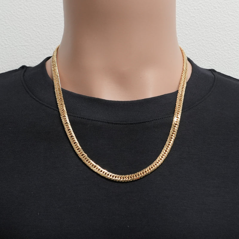 喜平 ネックレス K18 トリプル Mカット 55g 55cm 造幣局検定マーク