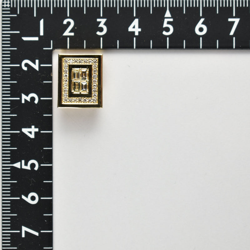 ペンダントトップ K18 ダイヤモンド付 (Type-RC) ※背面バチカン