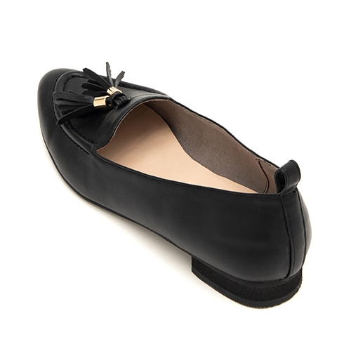 【新品】 SabrinaMartone タッセルローファーフラットパンプス タッセルローファーフラットパンプス<ふわさら>＜痛くない!＞(25.5cm