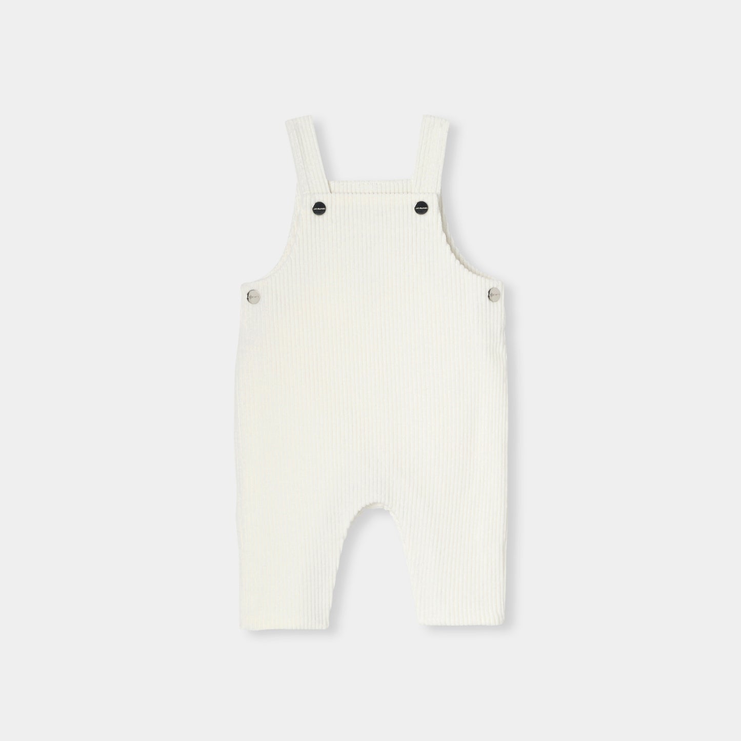 未使用】jacadiジャカディスカラップ襟 白と黄色のロンパース75cm