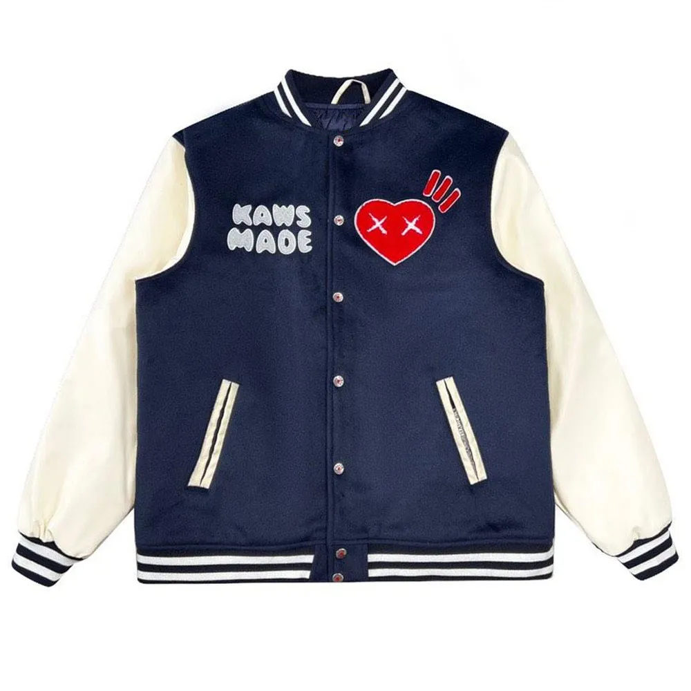 Human Made Kaws Varsity Jacket - Jacket Makers