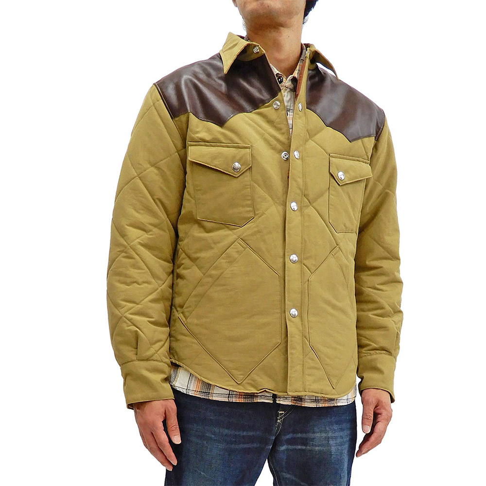 Padded Full-Snap Quilted Western Yoke Jacket