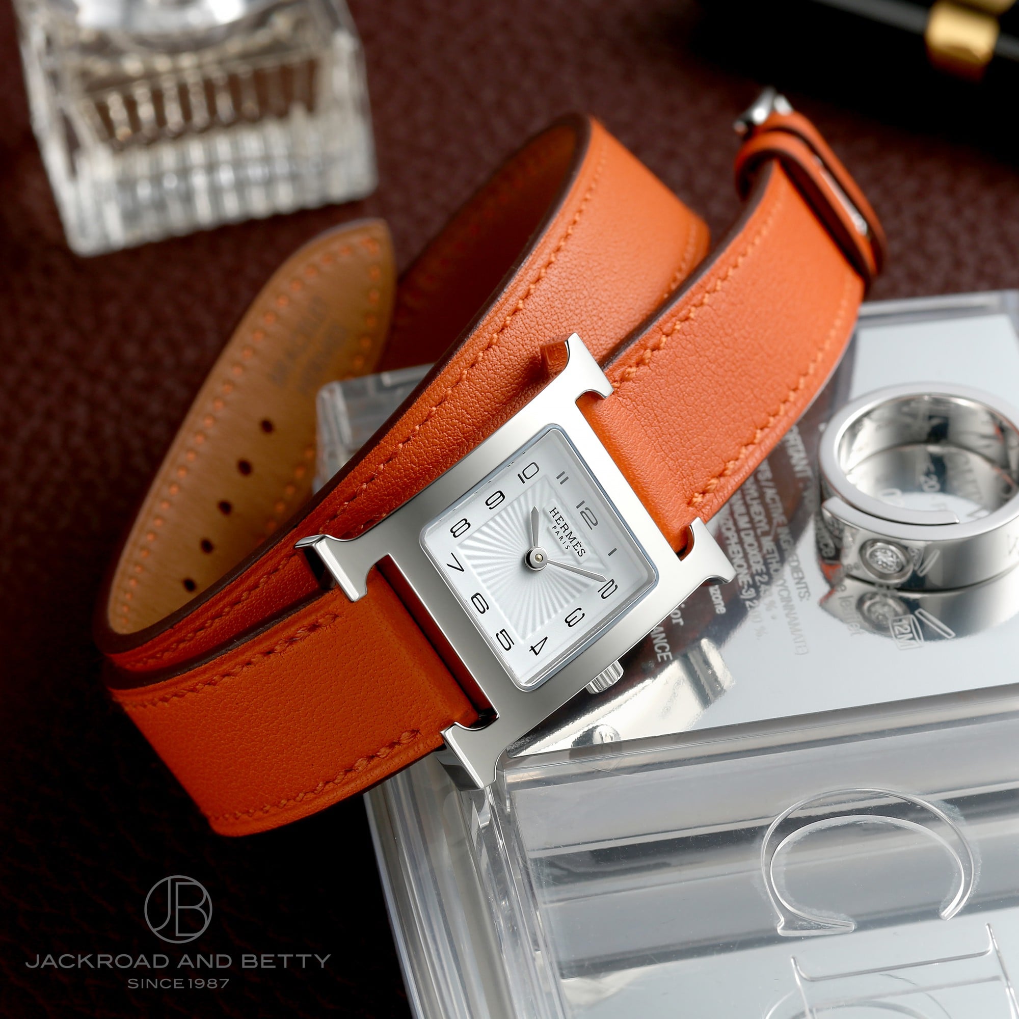 Hウォッチ PM 25mm ドゥブルトゥール[W036719WW00] H Watch Double