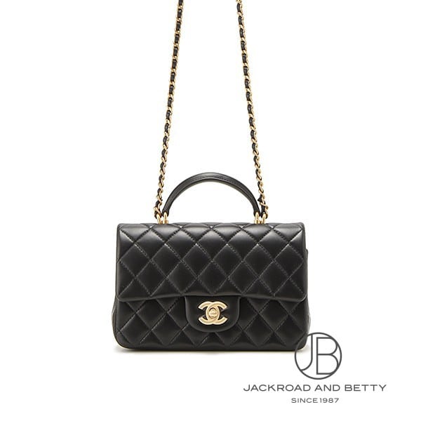 マトラッセ トップハンドル ミニ フラップ バッグ[AS2431 B05607 94305