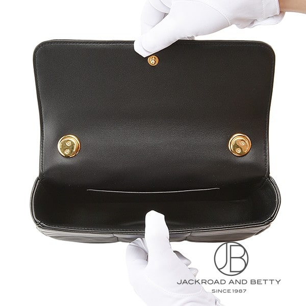 チェーン マトラッセ モノクローム ショルダーバッグ ブラック 黒