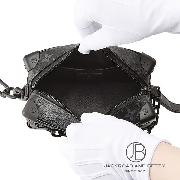 ミニ・ソフトトランク モノグラム エクリプス ブラック 黒[M44735