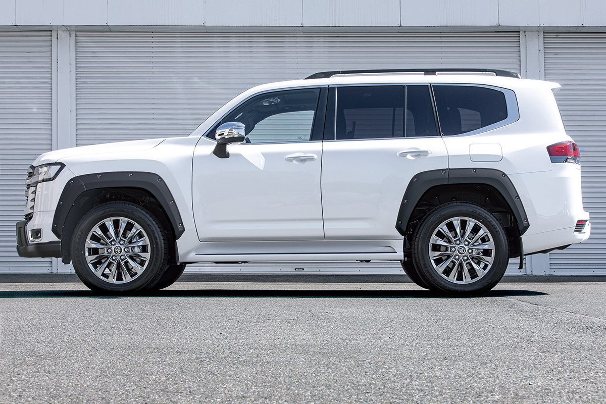 JAOS フロントバンパーガード 塗装品 マットブラック ランドクルーザー