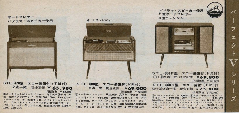 ステレオ電蓄の流行と普及