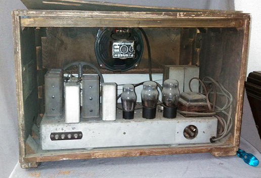 民放開局前夜のラジオ受信機