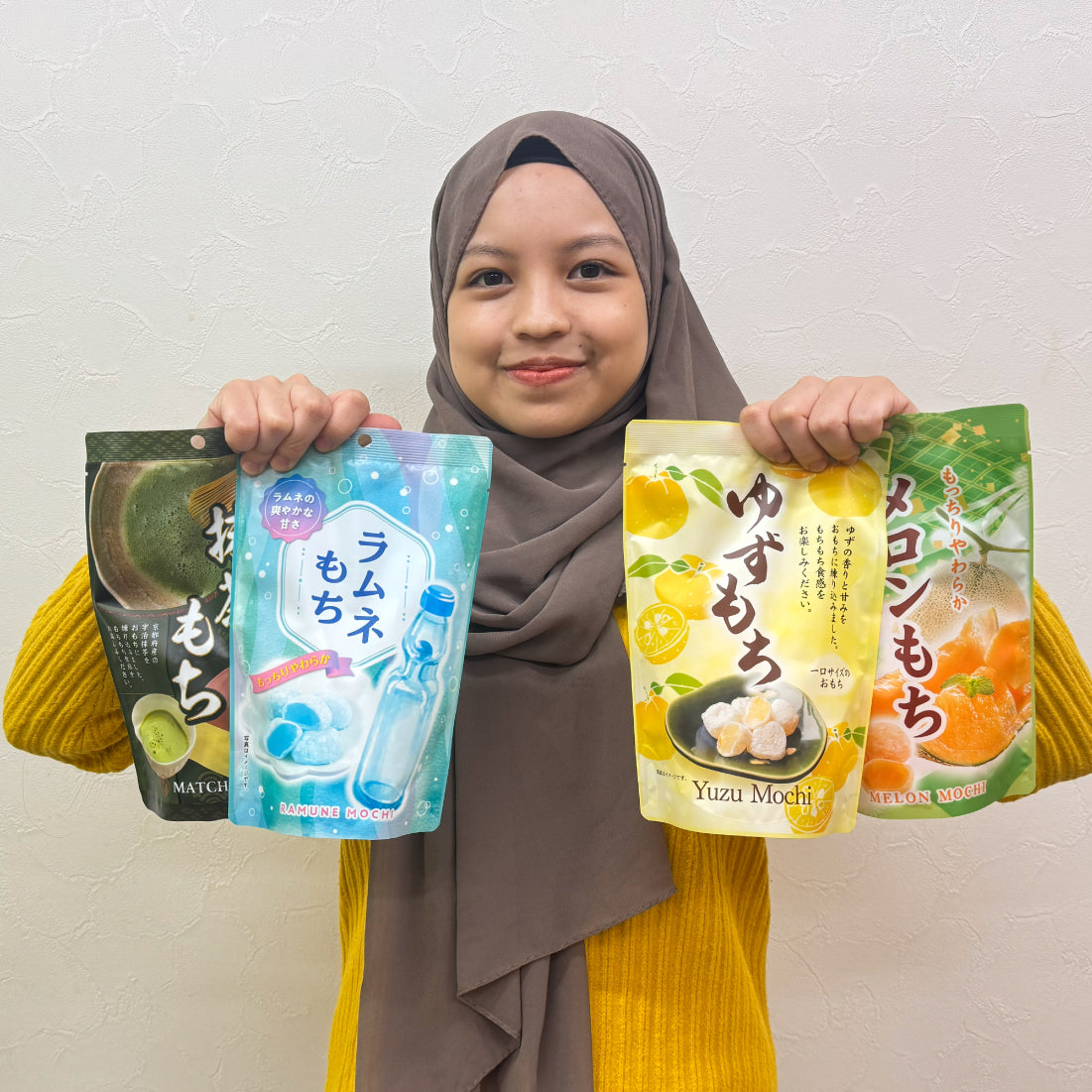 もいもい Seiki Bite Sized Mochi Snack Japanese Melon Flavor