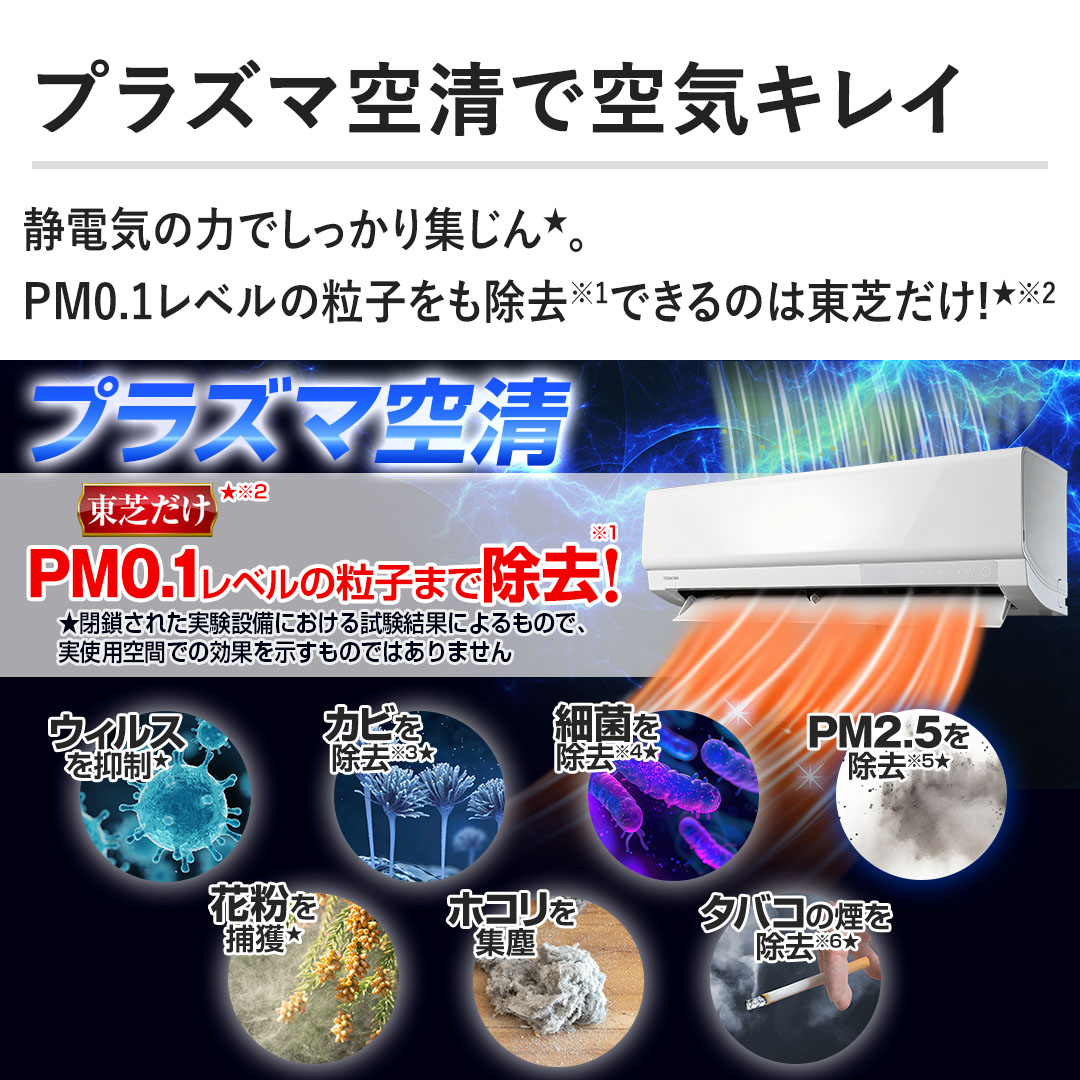 東芝 エアコン エアコン 大清快 Xシリーズ 主に8畳 ホワイト RAS-N251X