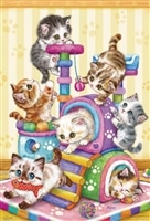 BEV-1000-029 原井加代美 みんなのにゃんこタワー 1000ピース ビバリー