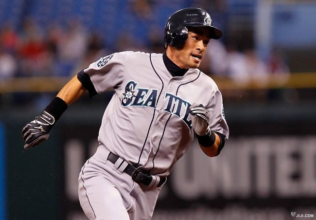 マリナーズ時代のイチロー＝2012年4月【AFP＝…：イチローさん 写真