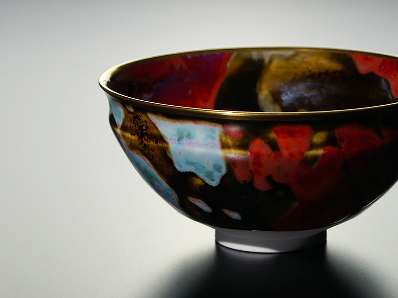 有田焼】抹茶茶碗『夢』(金覆輪仕立) - JTOPIA