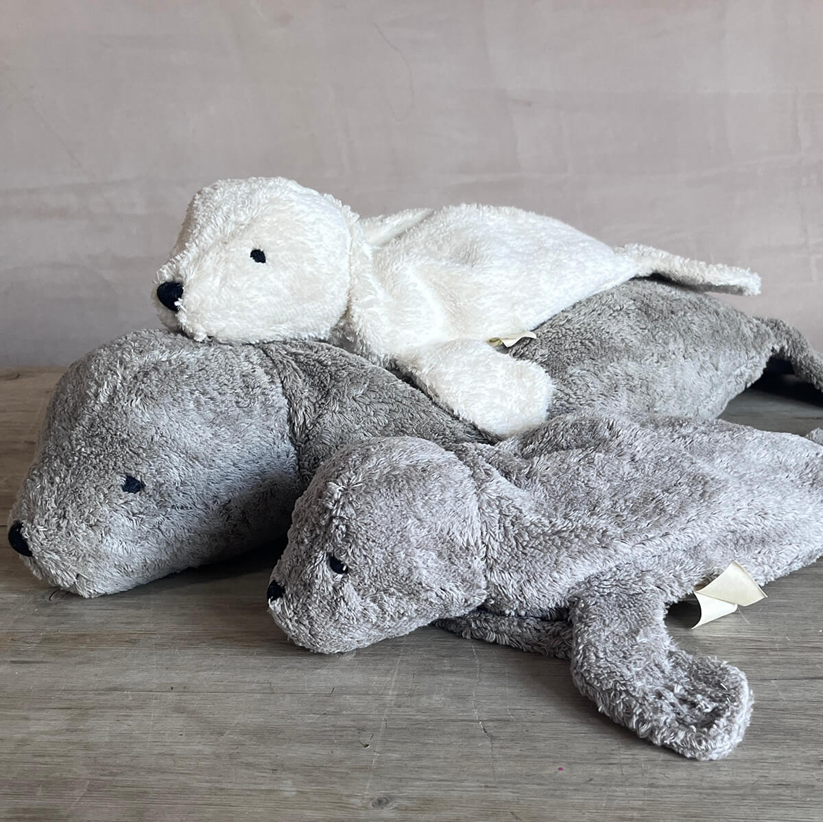 Seal Large Cuddly Animal in Grey by Senger Naturwelt – Junior Edition