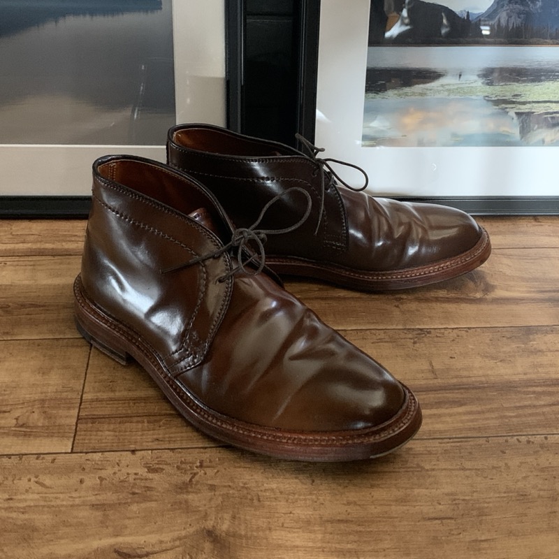 ALDEN（オールデン）のシガーコードバン チャッカブーツ #13132を