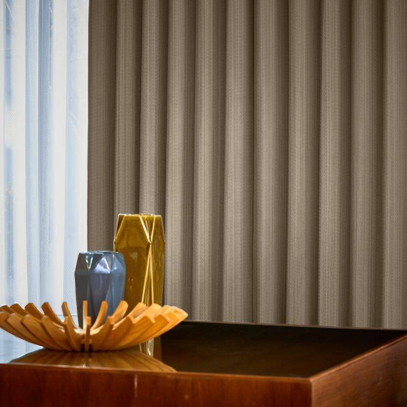 ランダム カーテン JE-94028 ブラウン ｜ジャストカーテン