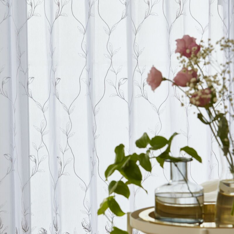 セリーナ レースカーテン JD-92829 グレー ｜ジャストカーテン