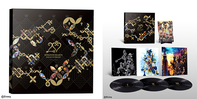 キングダム ハーツ」20周年記念アナログレコードBOX 本日発売