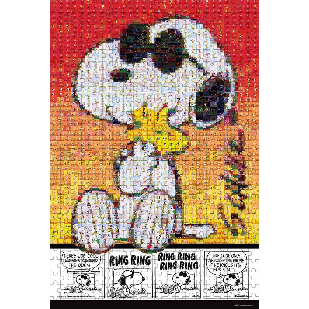 ジグソーパズル モザイク スヌーピーとウッドストック 500ピース 38