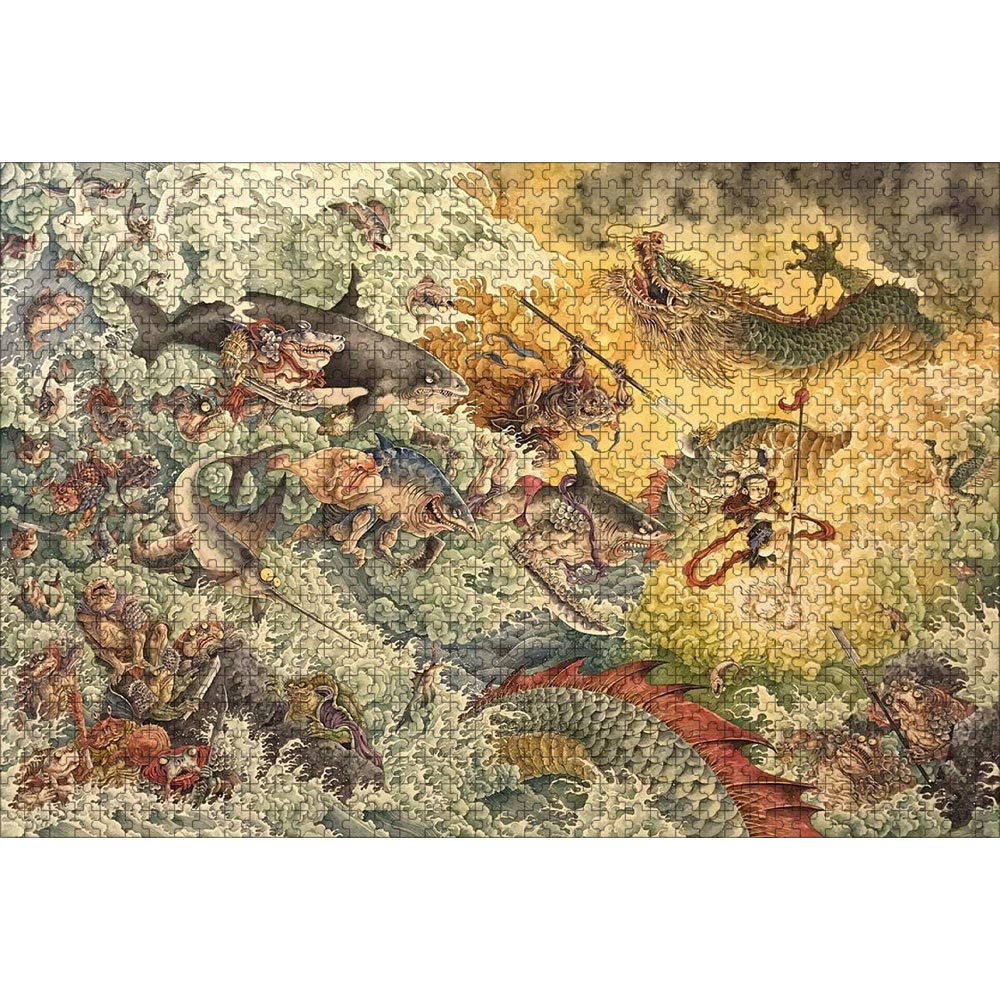 ジグソーパズル カラーペンギン 1000ピース 50×75cm | ジグソーパズル