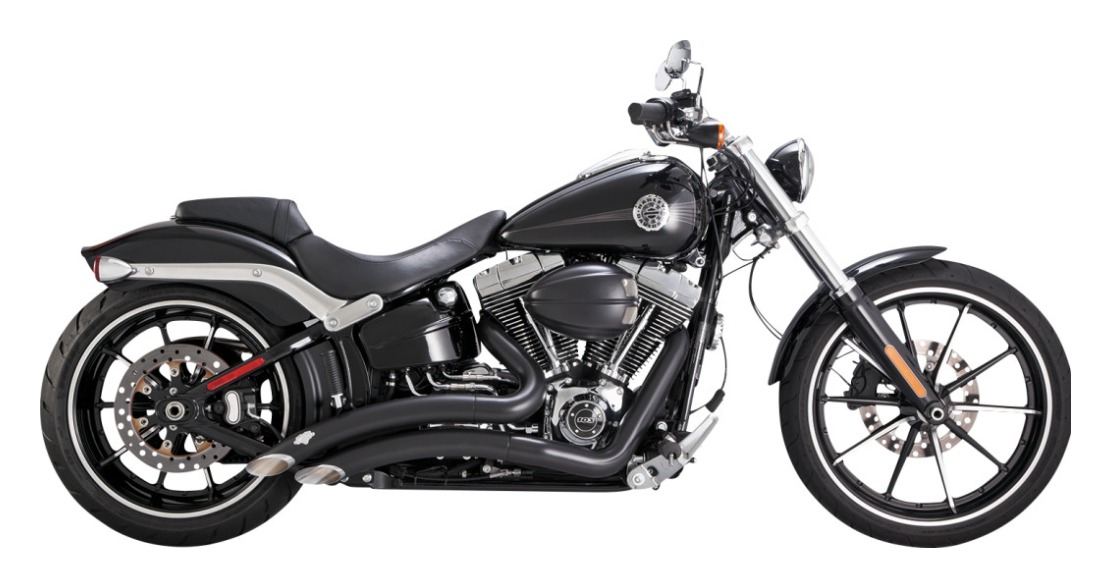 Vance & Hines PCX Big Radius 2-Into-2 Exhaust For Harley Breakout