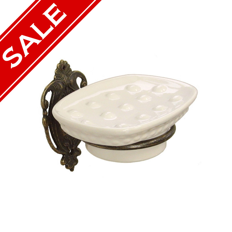 Alberti】ソープディッシュ（アンティーク） / 石鹸置き| バスルーム