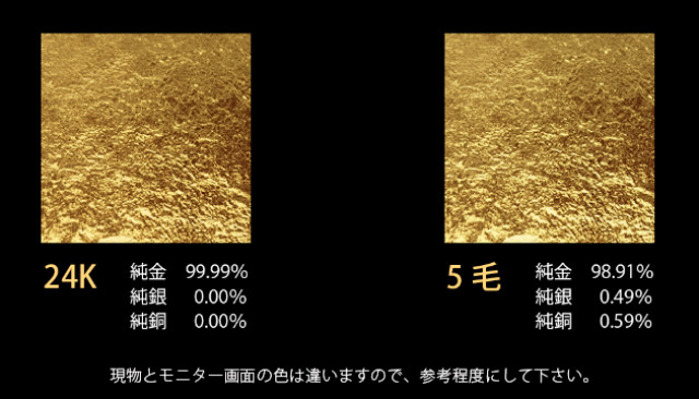 工芸用 金箔 24K 純金箔 100枚｜工芸用 箔100枚シリーズ｜オンライン