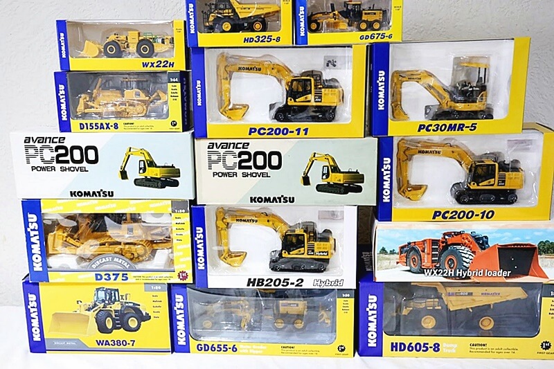 コマツ(KOMATSU)建機ミニカーのお買取 | おもちゃ買取ドットJP