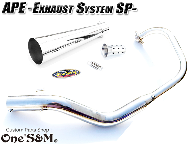 ☆送料込！ APE50 エイプ50 専用 マフラー フルエキゾースト マフラー