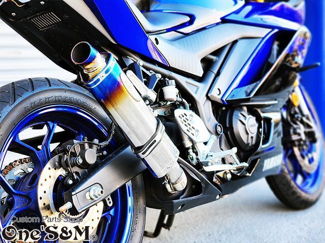 ☆YZF R25 MT25 MT03用 ワンズ管 ロングデルタサイレンサーVer