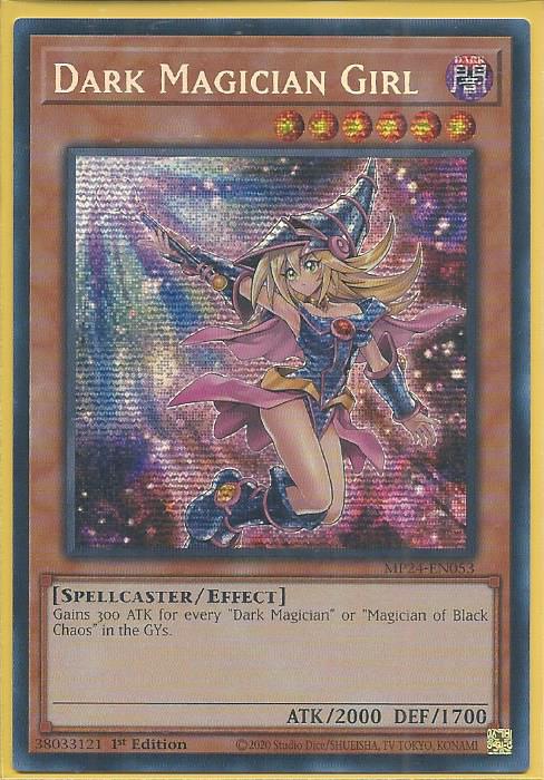 遊戯王 英語版 ブラック・マジシャン・ガール(絵違い) プリシク MP24