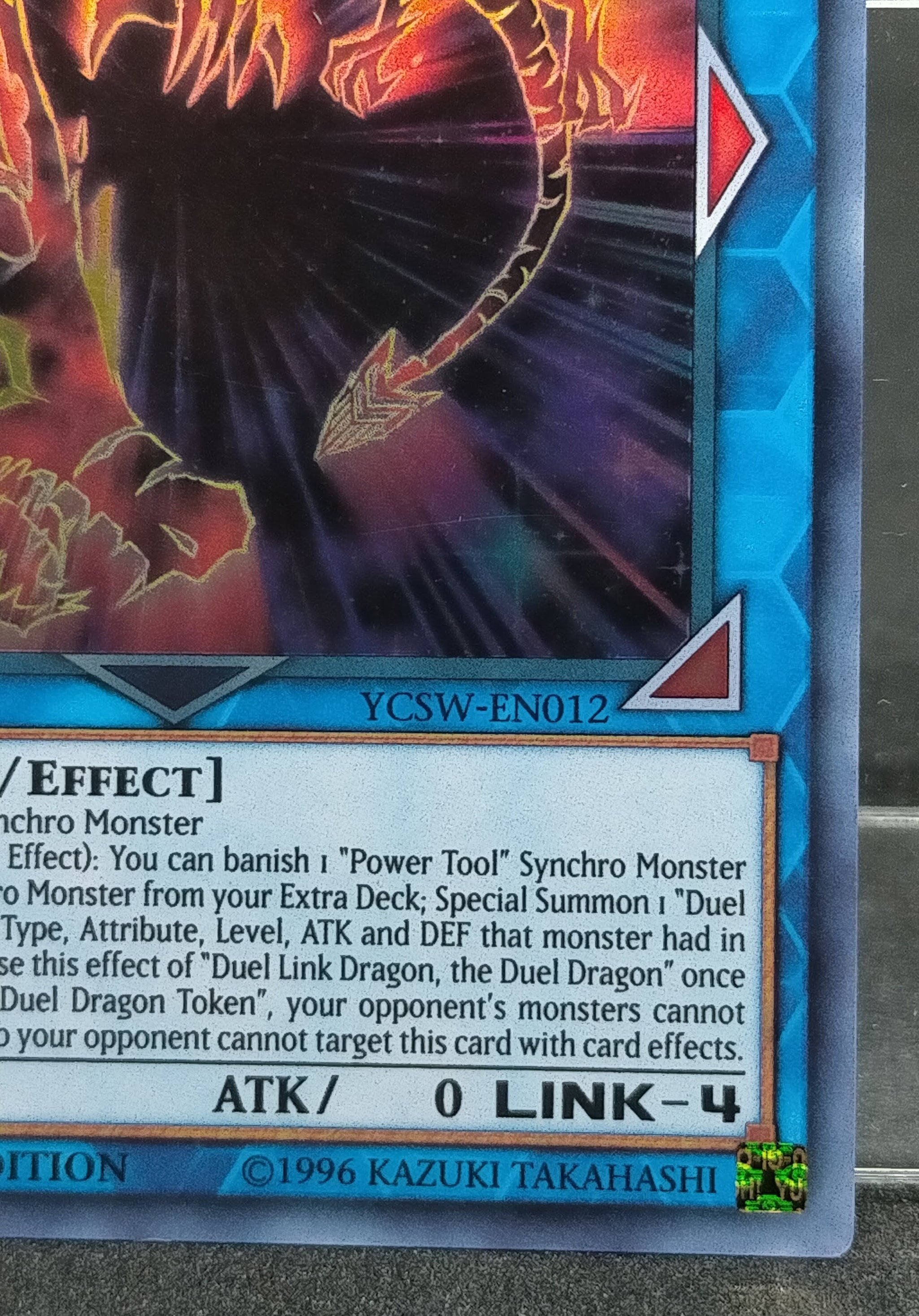 遊戯王 英語版 決闘竜 デュエル・リンク・ドラゴン スーパーレア YCSW