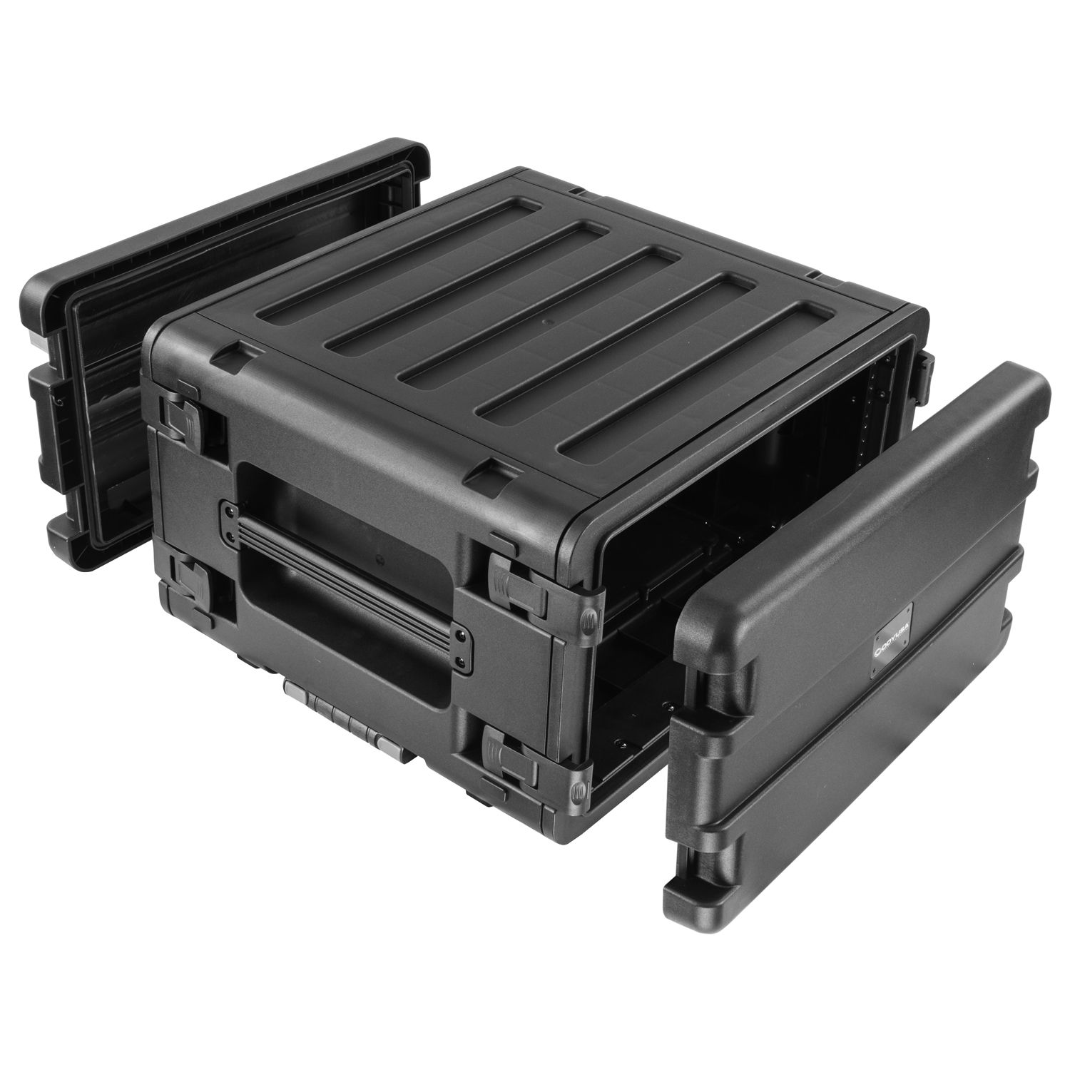 Injection-Molded 6U Rack Trolley Case - Odyssey Cases