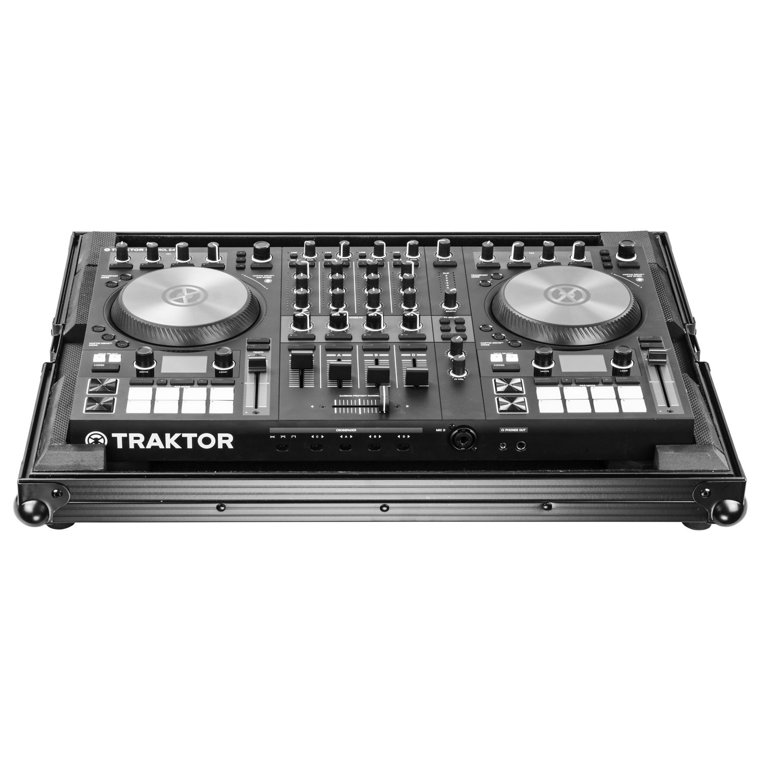 Black Low Profile Native Instruments Traktor Kontrol S4 MK3 Case