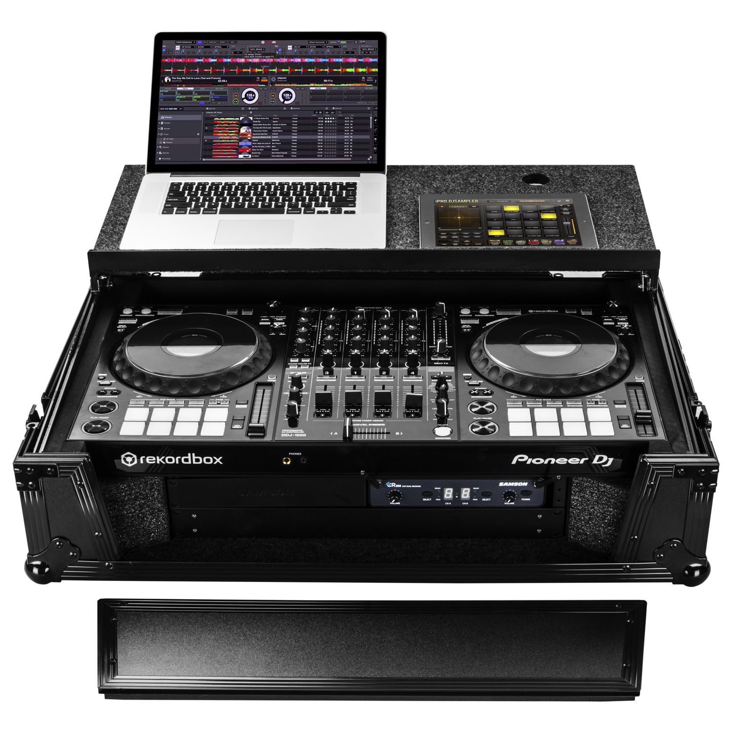 Pioneer DDJ-1000 SRT Black Case with 2U Space | Odyssey Gear