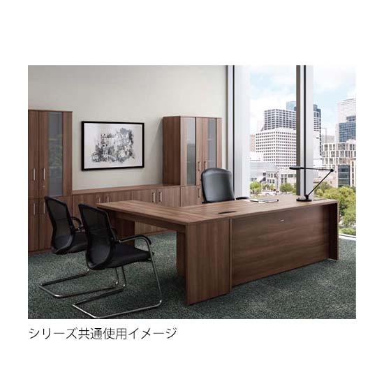 DX06TZ-MX63 オカムラ グレースライン 両袖机 幅1800 プライズウッド