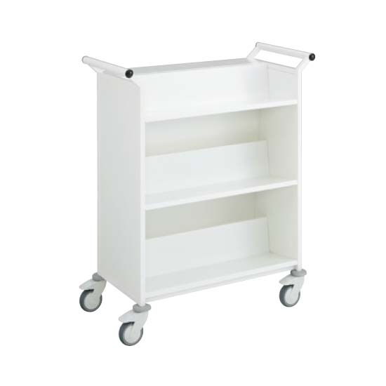 LW13CB-ZA75 オカムラ ブックトラック パッセント 本体片面3段 ネオ