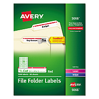 Business Source Laser/Inkjet Permanent File Folder Labels